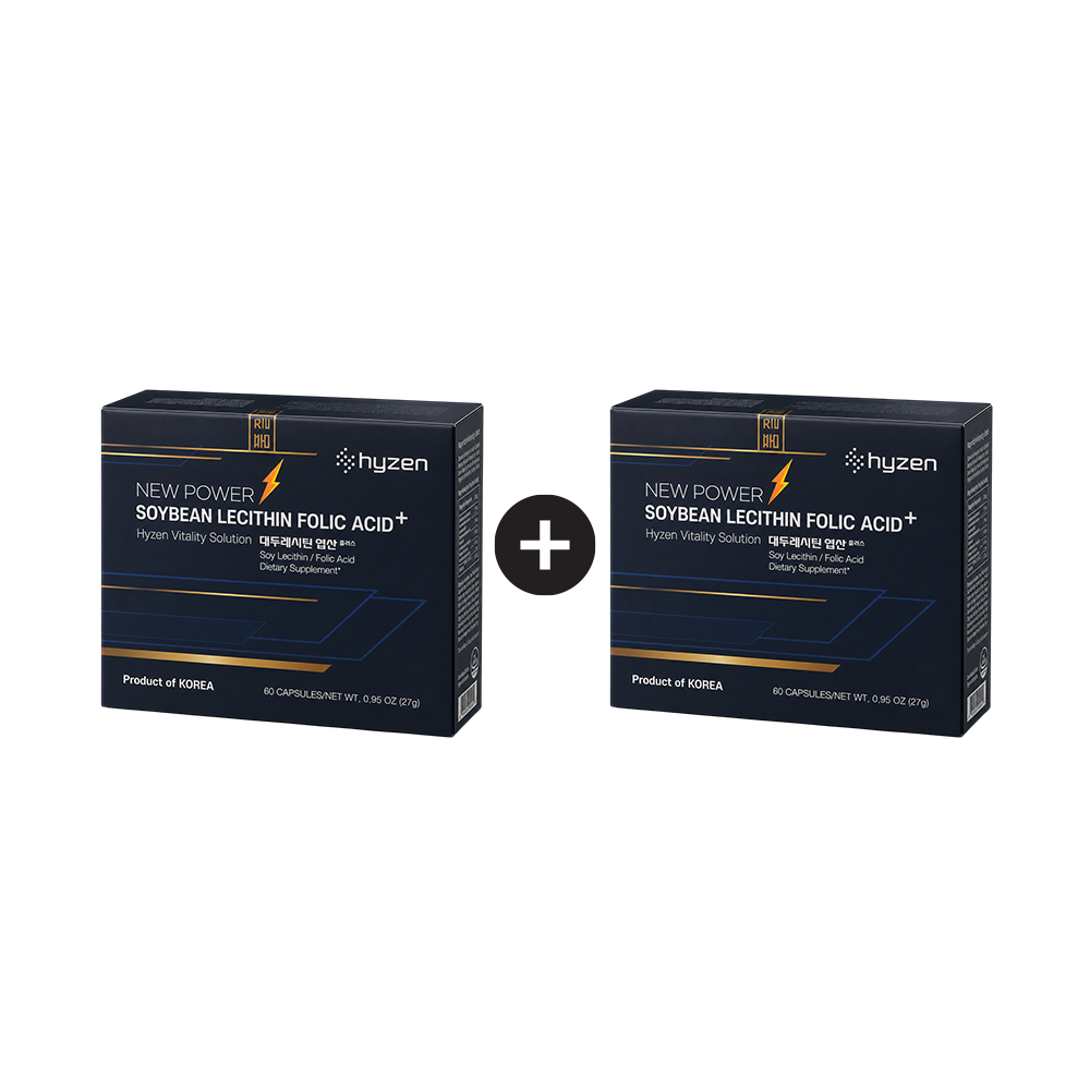 뉴파워 대두 레시틴 엽산 플러스 60 캡슐/Net Wt. 0.95 oz(27g) x 2박스